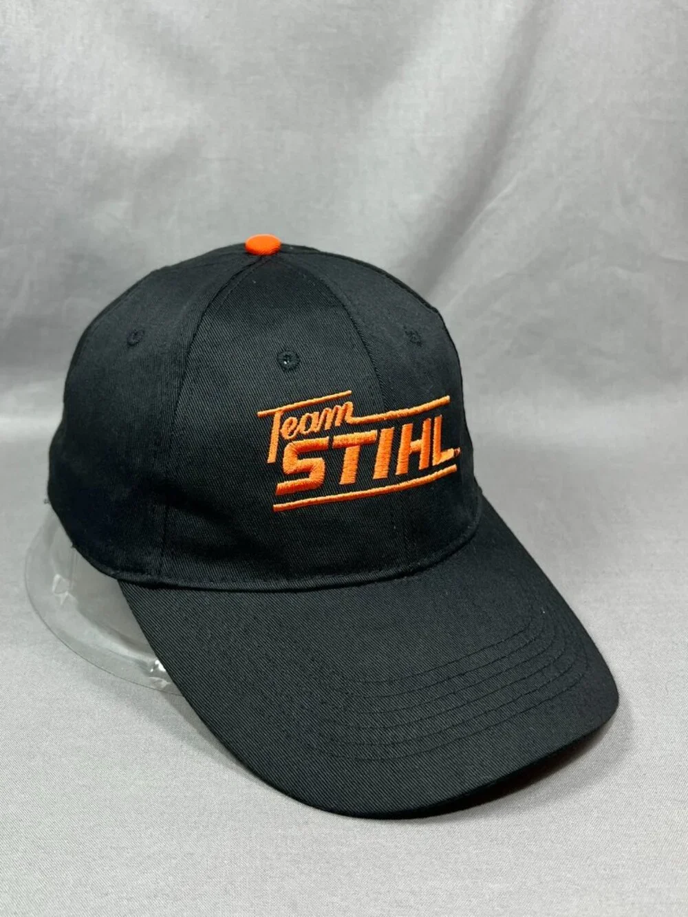 Team Stihl Outfitters Strapback Hat Black Chainsaw Equipment Adjustable Mens Cap
